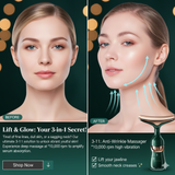 2 In 1 Anti Wrinkles  Facial Massager For Skin Care